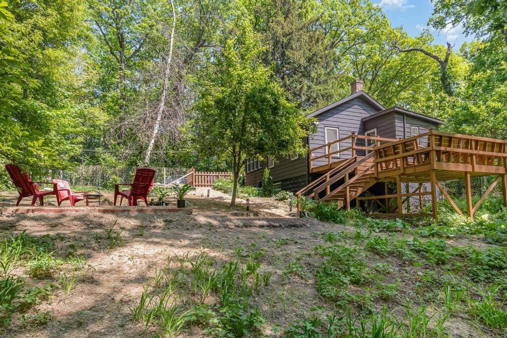 Black Cabin Getaway In Woods I Valpo Valparaiso Bagian luar foto